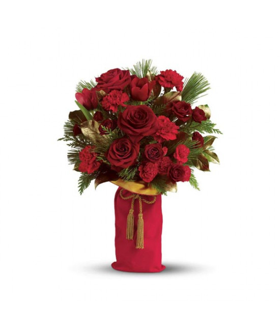 Teleflora's Holiday Wishes Bouquet
